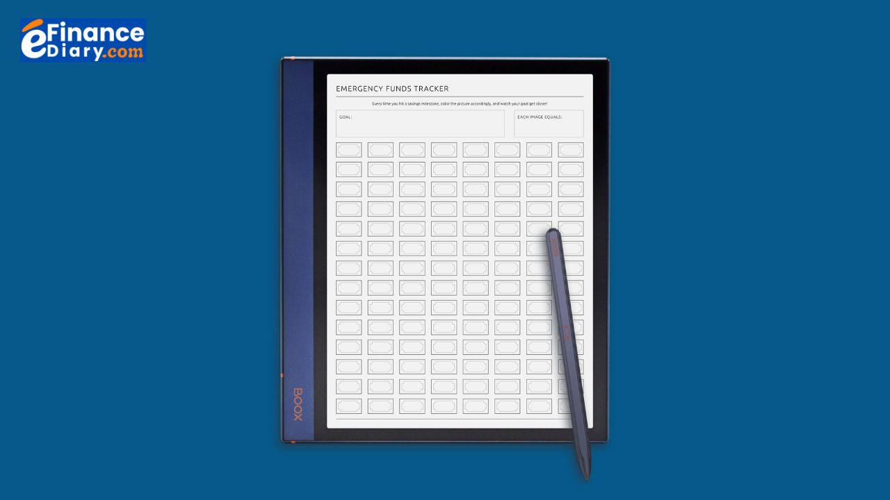 Checklist graphic listing emergency fund items for millennials