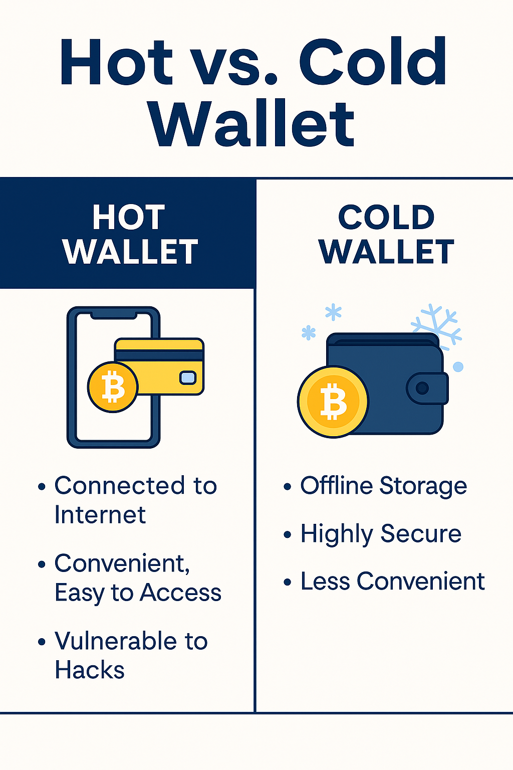 Hot vs Cold Wallet